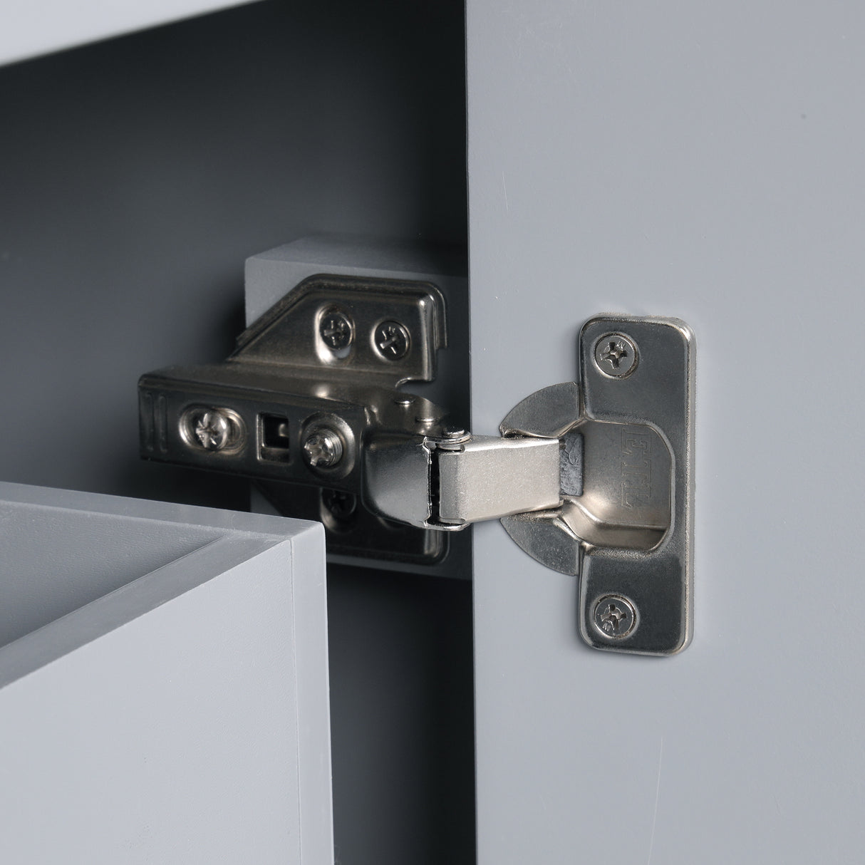 30" Bathroom Vanity with Sink, Multi-functional Bathroom Cabinet with Doors and Drawers, Solid Frame and MDF Board, Grey - V.I.P Digital Presence