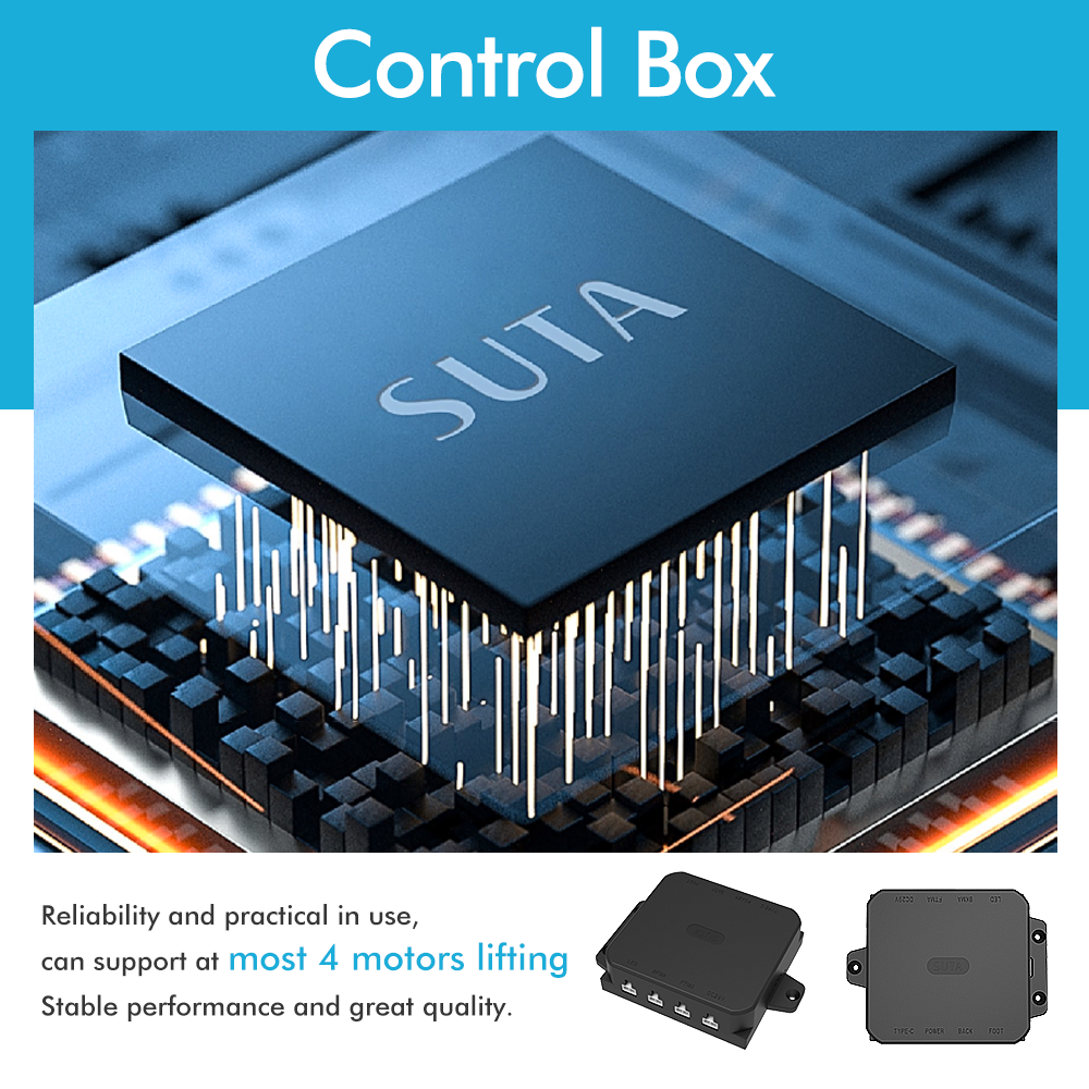 J300 Adjustable Bed Base Frame - Twin XL - Tilt - Zero Gravity - Underbed Lighting - Wireless Remote Control - A-Type-C Type - V.I.P Digital Presence