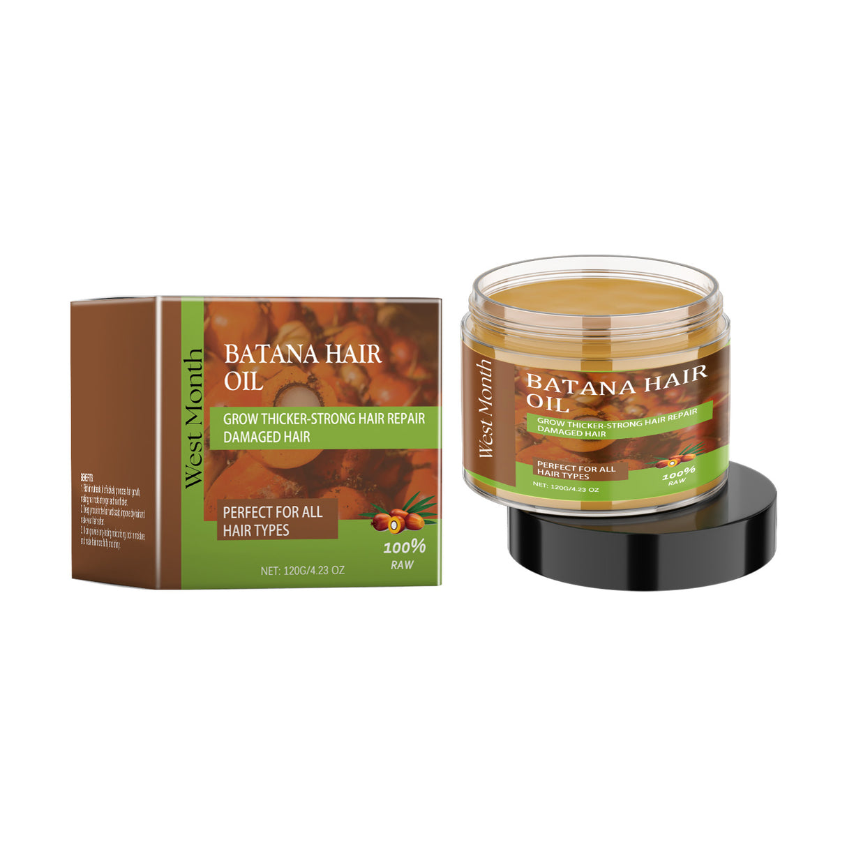 Batana Hair Care Oil, Moisturizing And Repairing Dry Hair, Soft And Smooth Hair Care Oil - V.I.P Digital Presence