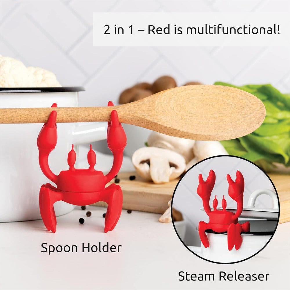 Crab pot edge clip crab silicone tableware holder spoon holder steam radiator anti slip spoon holder anti overflow device - V.I.P Digital Presence