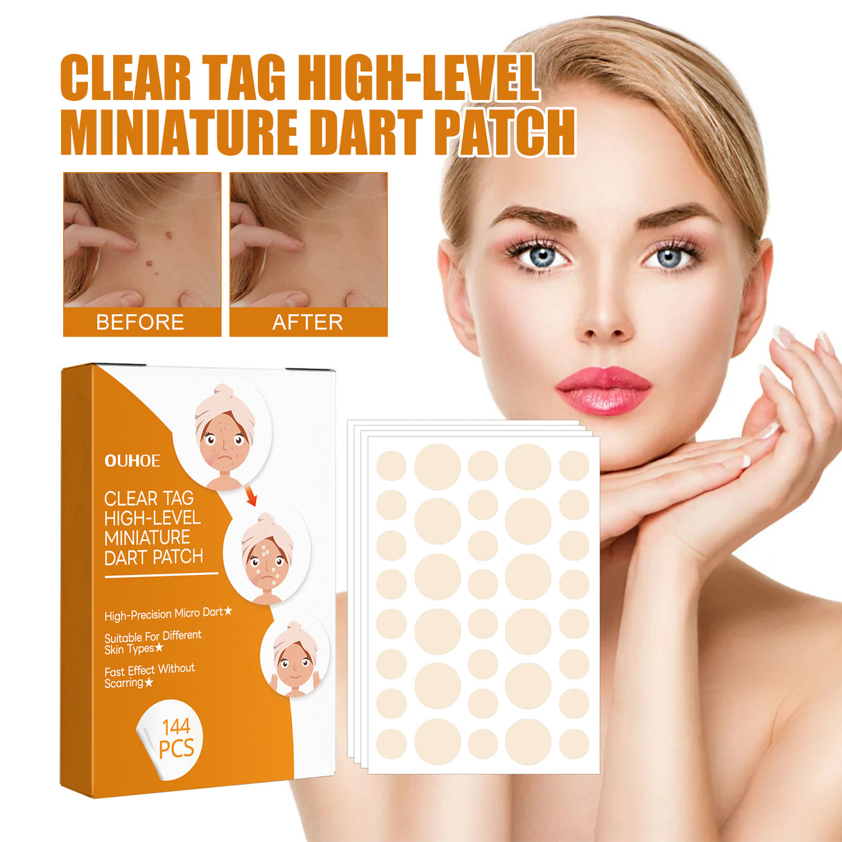 Mole Label Repair Patch, Repair Neck Flesh Grain Filamentary Wart Corns Skin Cleaning Gram Wart Patch - V.I.P Digital Presence