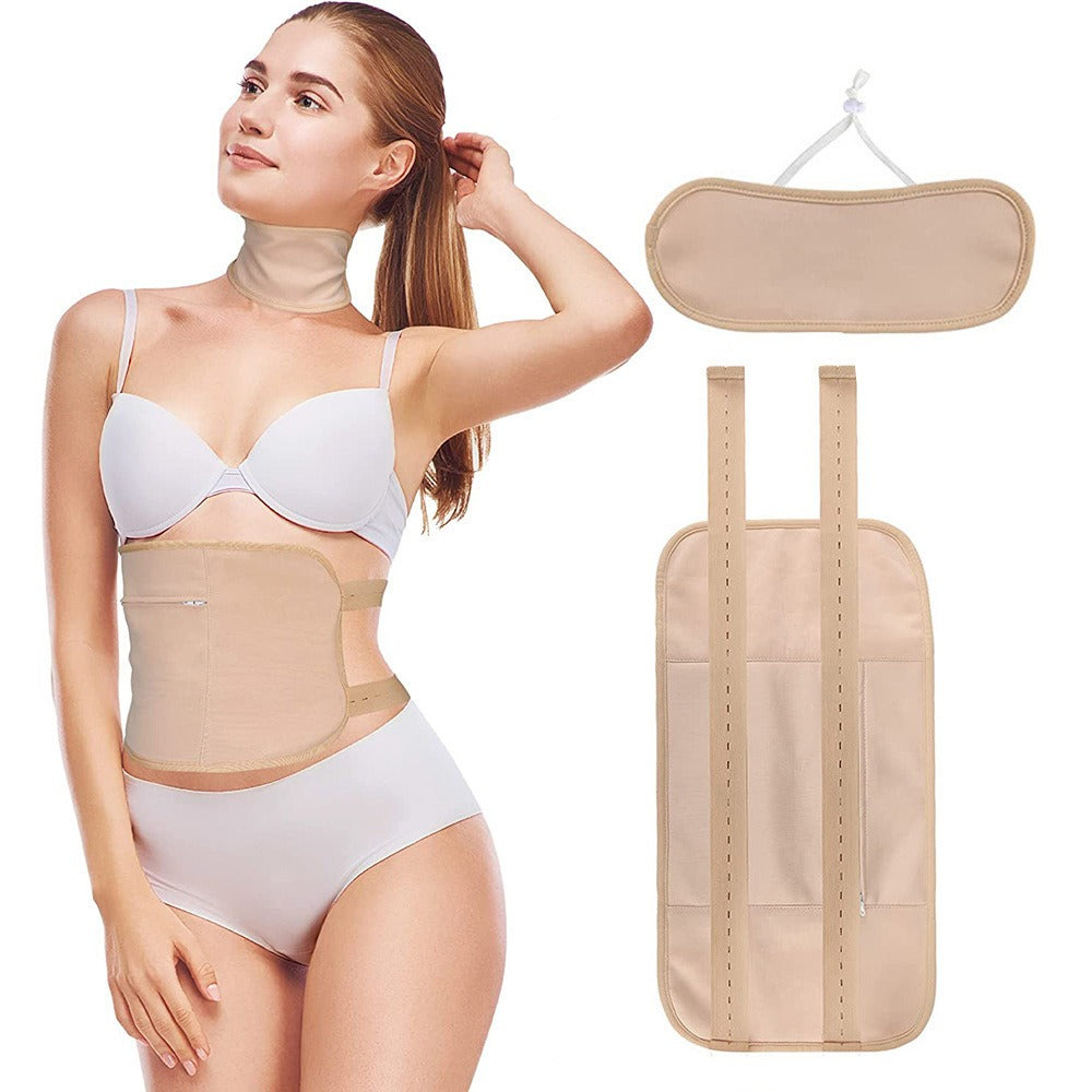 Castor oil bag is reusable, soft, and oil leak proof, with essential oil auxiliary bag and adjustable waist belt - V.I.P Digital Presence