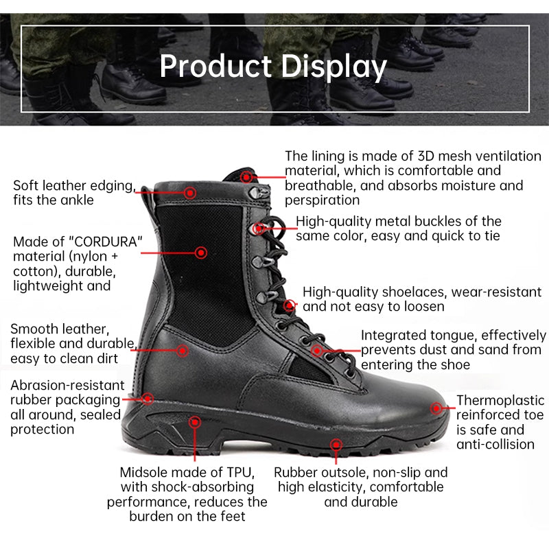Original Russian military issue. New VKBO 2.0 thermal zone combat boots for men, genuine leather tactical boots. - V.I.P Digital Presence