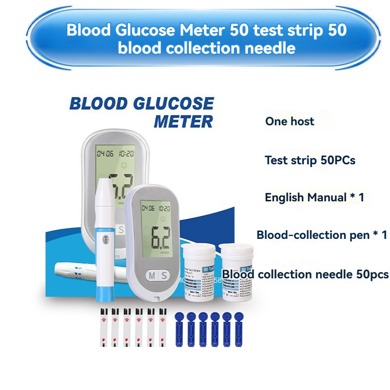 Easy Use Blood Glucose Meter Glucometer Digital Blood Glucose Meter Glucometre with Blood Glucose Test Strips - V.I.P Digital Presence