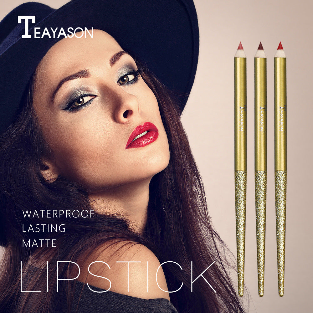 Matte Lip Liner Lasting Vampire Color Nude Pink Big Red Lipstick Lip Pencil - V.I.P Digital Presence