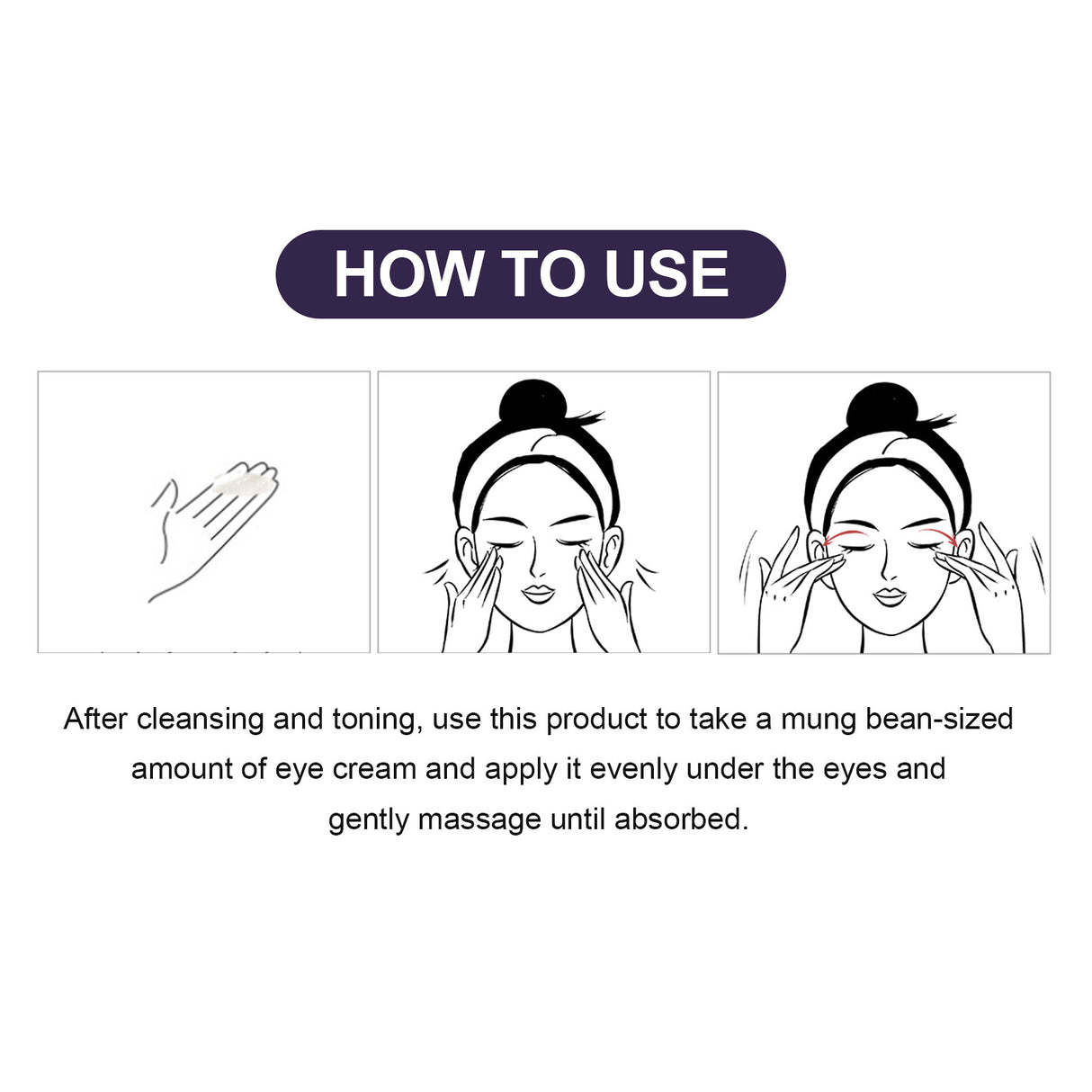 Moisturizing Eye Cream, Firming And Lifting Eye Creme For Fine Lines Crow's Feet Dark Circles