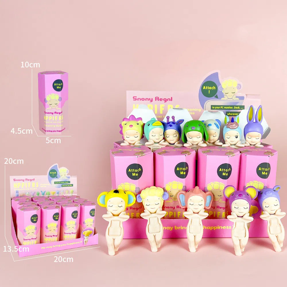 Party Angel Cheek Blind Box Car Ornament Mobile phone Decoration Handmade Anime Doll Finished End Box - V.I.P Digital Presence