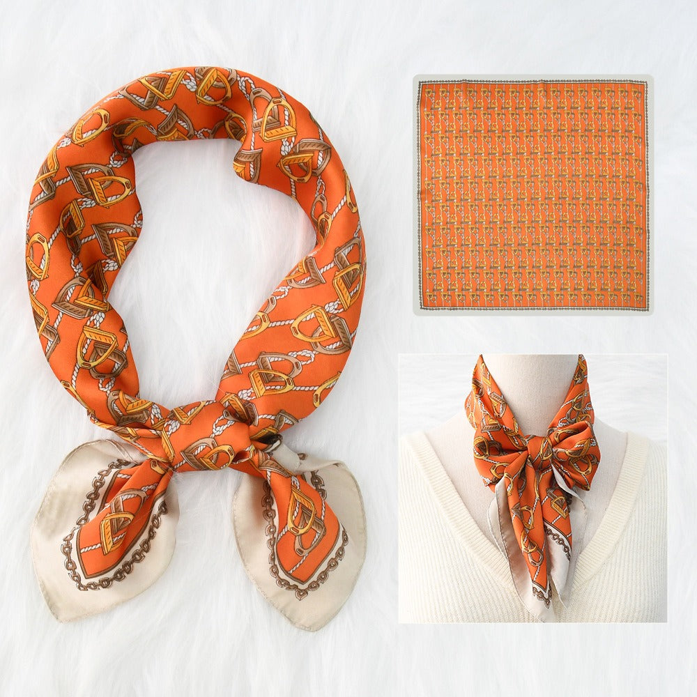 Silk Scarf Women's Sunscreen Beach Imitation Silk Versatile Silk Scarf Neckband - V.I.P Digital Presence