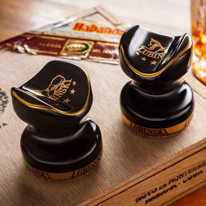 Cigar holder ceramic cigar holder Rubinsky portable cigar holder 1 box 2 pieces - V.I.P Digital Presence