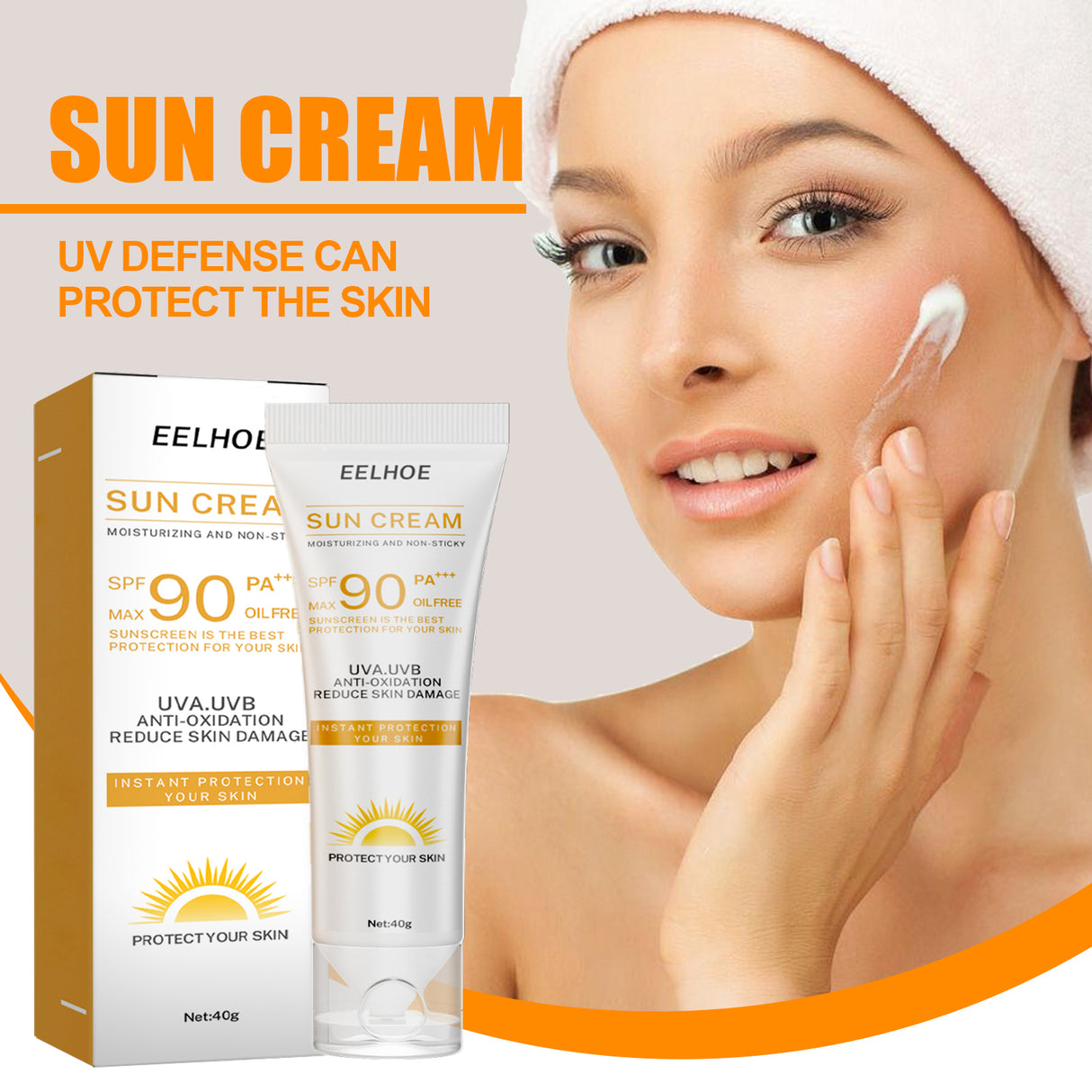 Protective Cream Moisturizes The Face, Body And Skin Protection Without Fake White Summer Refreshing Without Greasy - V.I.P Digital Presence