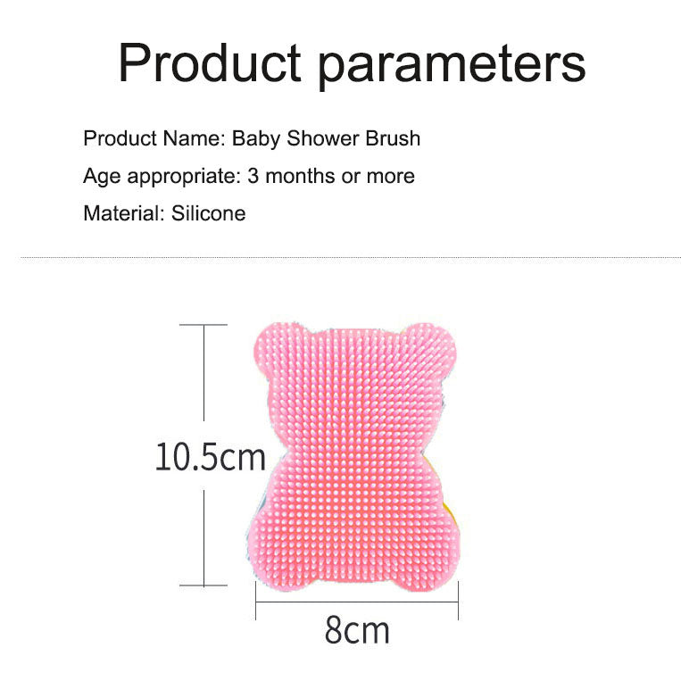 Cartoon teddy bear shampoo brush silicone shower brush - V.I.P Digital Presence