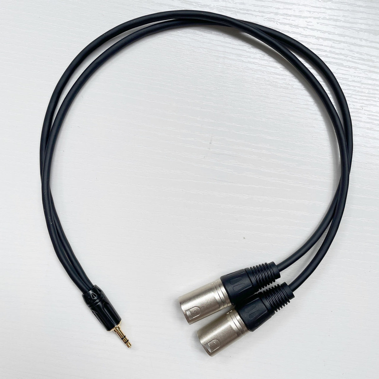 3.5mm 1/2 conversion dual XLR cable, 3.5 pairs of dual XLR male and female three core to two XLR male and female audio cable - V.I.P Digital Presence