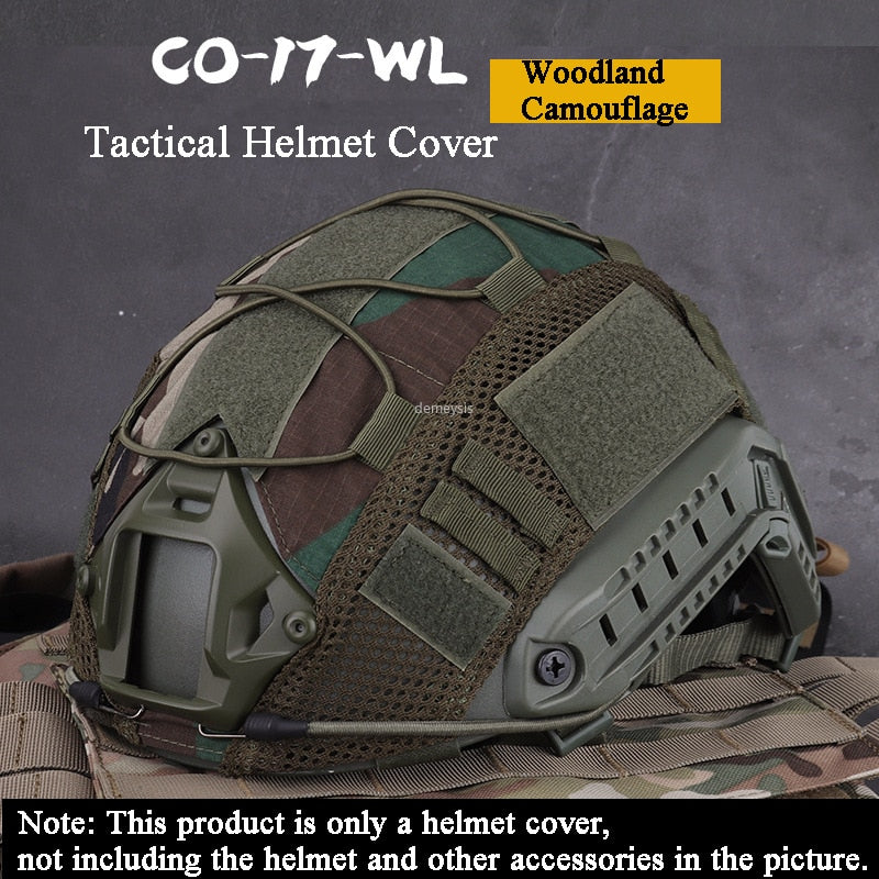 Tactical Helmet Cover for Fast MH PJ BJ Helmet Airsoft Paintball Army Helmet Cover Military Accessories - V.I.P Digital Presence