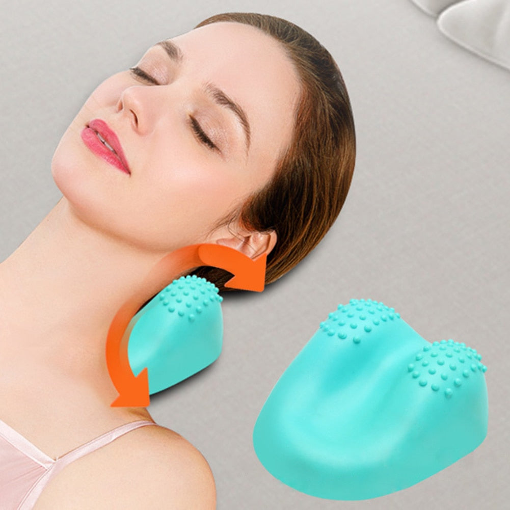 Cervical Spine Massager Massage Pillow Traction Correction Neck Protector To Relieve Shoulder And Neck Pain Hard Repair Pillow