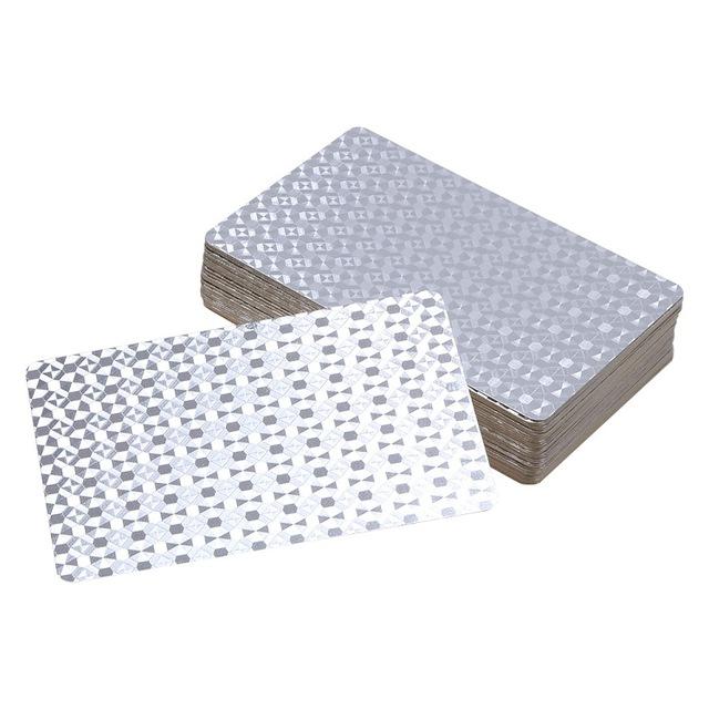 Waterproof Luxury Platinum Foil Poker Playing Cards Gold Plated Porker Cards - V.I.P Digital Presence