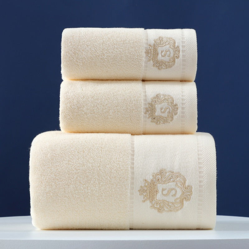 Towel Set Of Pure Cotton Towel Bath Towel Three-Piece Gift Set Xinjiang Cotton
