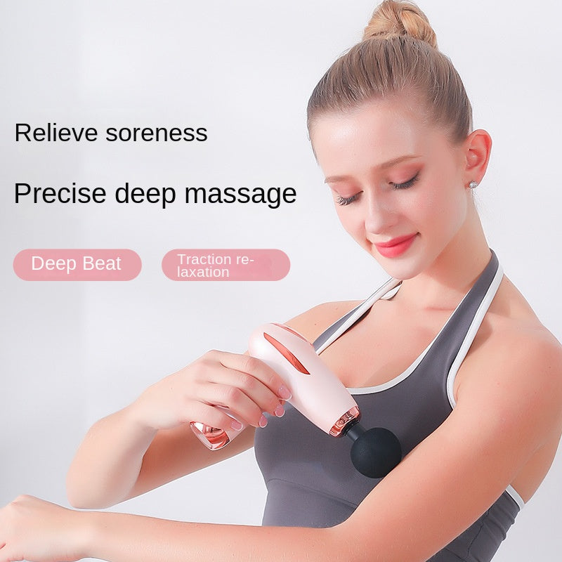 Fascia Gun Home Portable Muscle Massage Gun Mini Massager Mini Pocket Fascia Gun Therapy Yoga - V.I.P Digital Presence