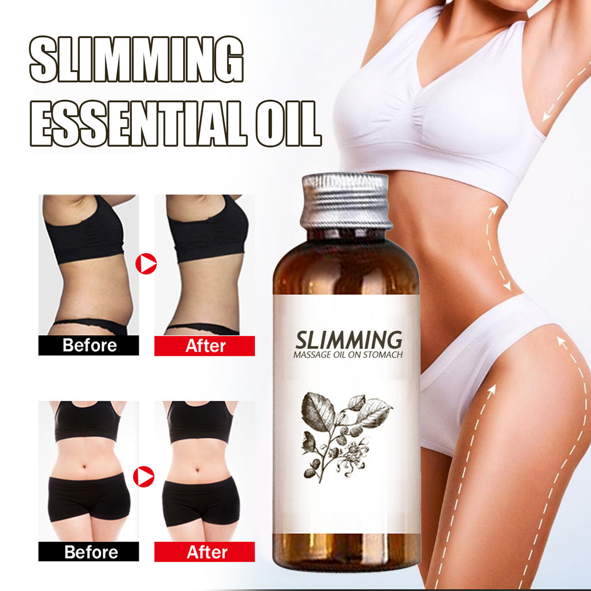 Slimming Essential Oil Body Shaping Body Shaping Body Firming Arms Thighs Worship Meat Belly Massage Skin