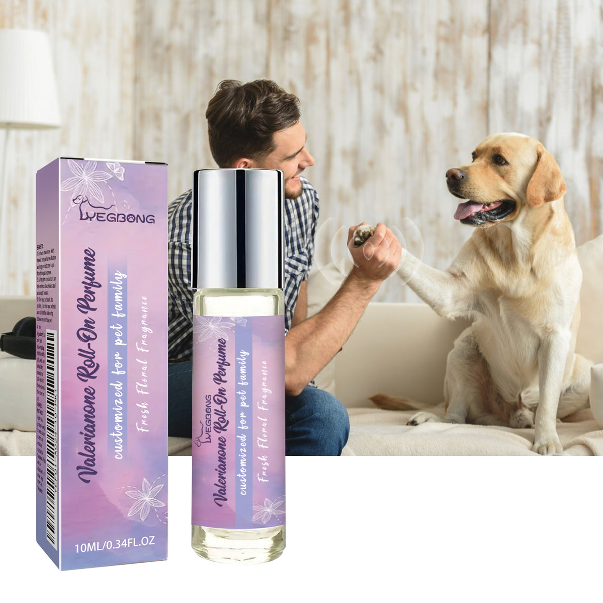 Valerianone Roll-On Perfume, Relax Your Pet To Ease Your Dog's Anxiety Pet Roller Perfume - V.I.P Digital Presence