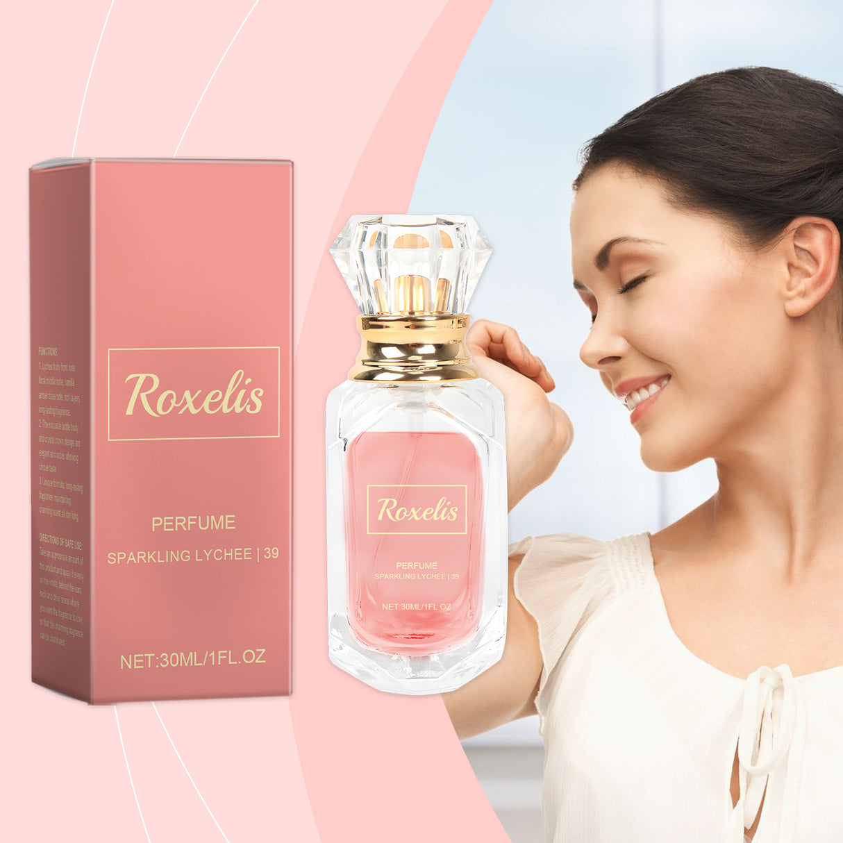 Lychee Crystal Crown Perfume, Elegant Style Fresh Body Scent Light Lingering Fresh Lychee Fragrance Fragrance - V.I.P Digital Presence