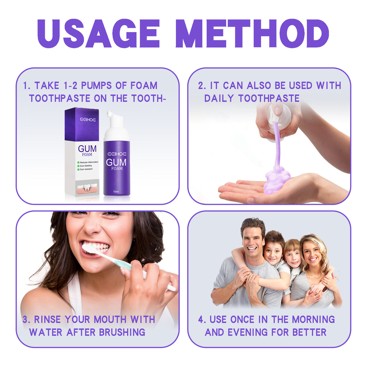 Gum Foam Mousse, Care Gums Clean Teeth Protect Teeth Mousse Toothpaste - V.I.P Digital Presence