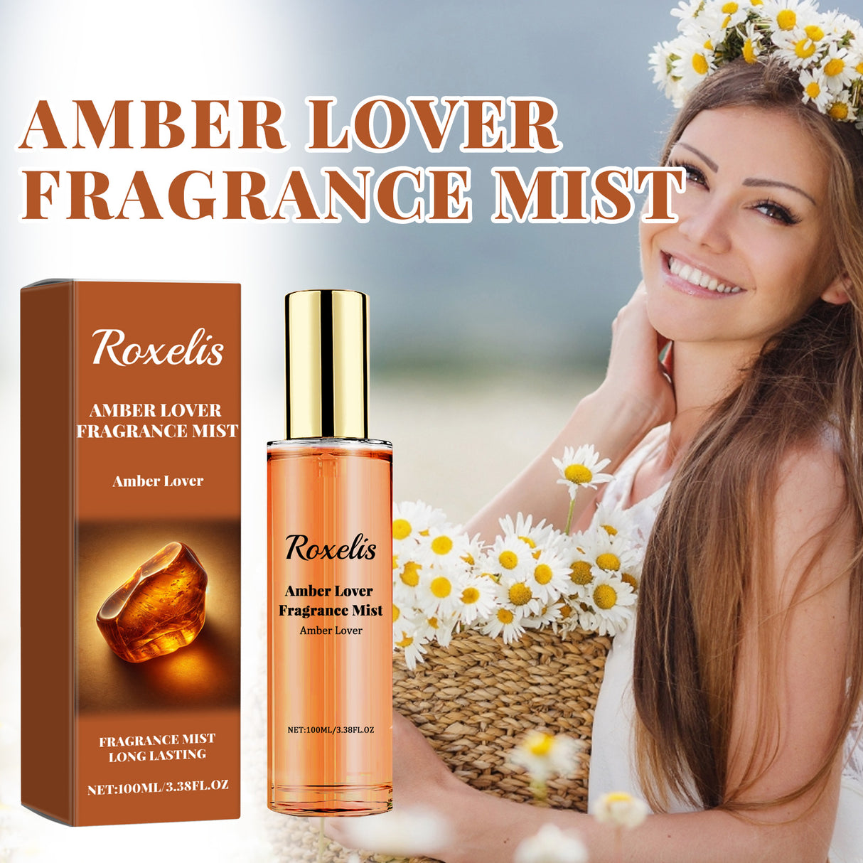 Amber Lover Fragrance Mist, Lasting Fragrance Fresh And Natural Couples Date With Fragrance To Bring Atmosphere Encounter - V.I.P Digital Presence