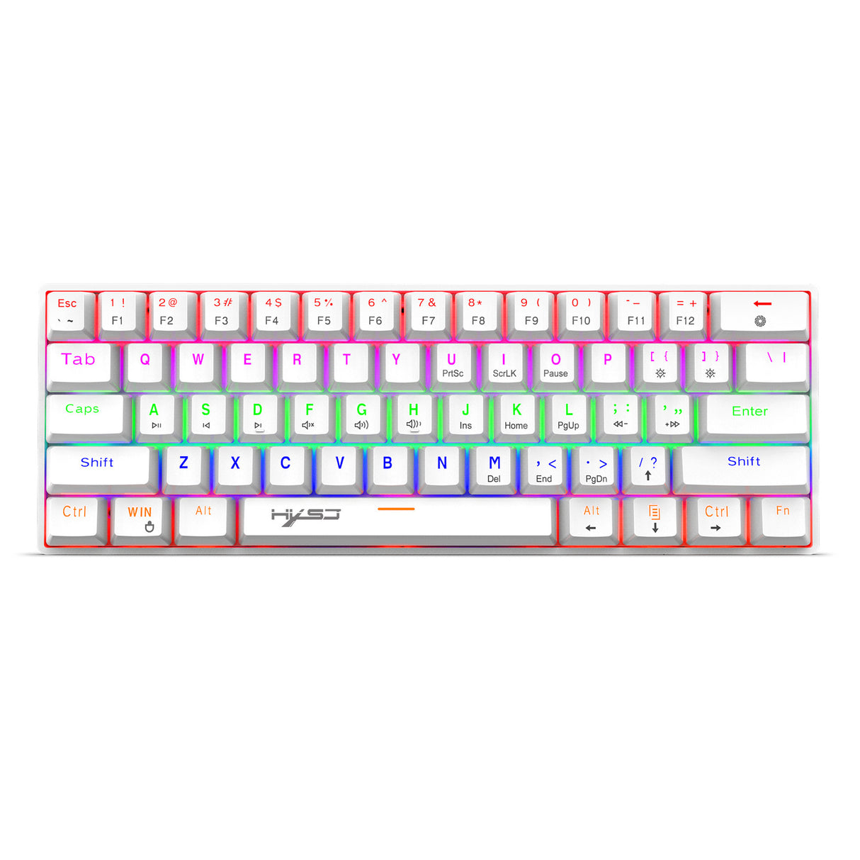 Mechanical 61 keyboard wired blue axis office keyboard gaming gaming illuminated RGB mechanical keyboard - V.I.P Digital Presence