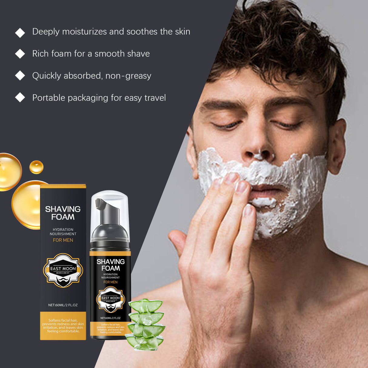 Men's Beard Care Series Gentle Clean Care Facial Hair Moisturizing And Moisturizing Care - V.I.P Digital Presence