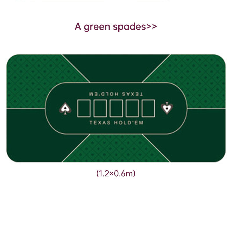 Dezhou playing card pad tablecloth table cushion square round chip rubber cushion playing card table top cushion