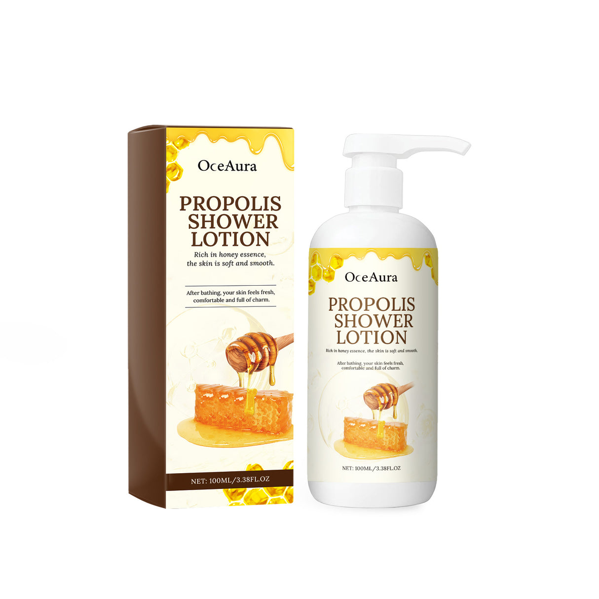 Propolis Shower Lotion, Body Skin Cleansing And Moisturizing Dull Exfoliating Body Wash - V.I.P Digital Presence