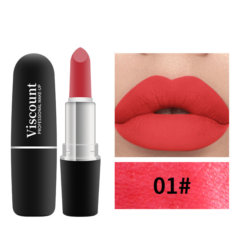 New Frosted Bullet Fog Matte White Lipstick Small Pepper 12 Color Moisturizing Lipstick - V.I.P Digital Presence