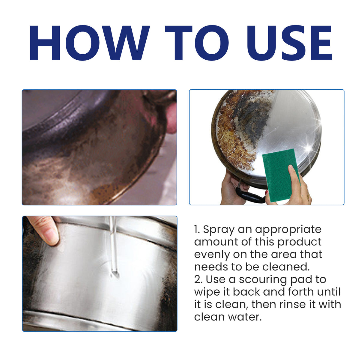 Multi Purpose Cleaning System, Gentle Decontamination Multi-Surface Foam Cleaner For Kitchen Cooktop Cookware - V.I.P Digital Presence