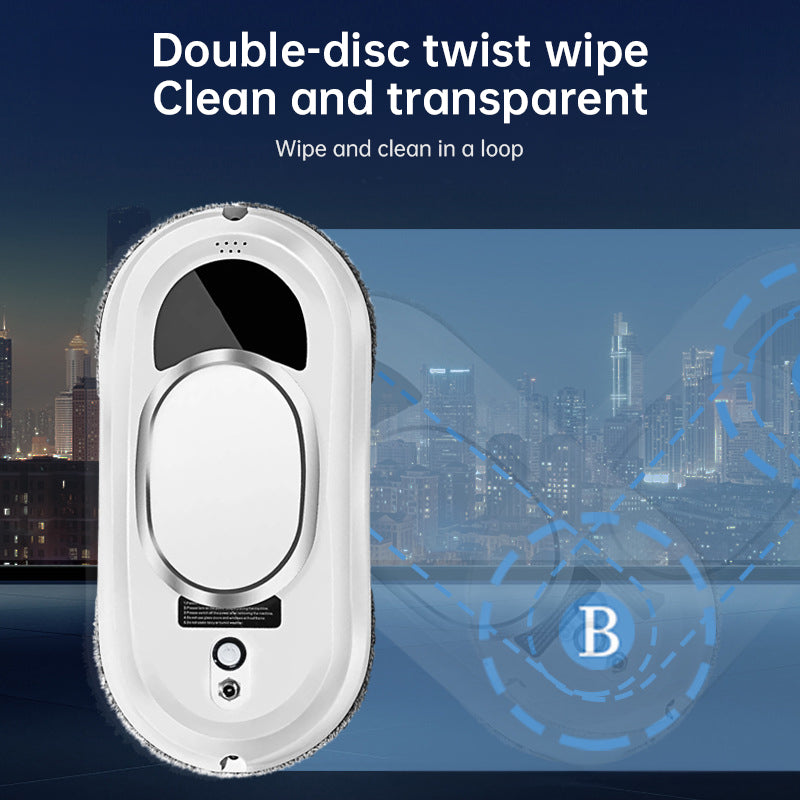 5600Pa Smart Window Cleaning Robot Auto-Guided, Remote-Controlled Glass Cleaner for Home Use - V.I.P Digital Presence
