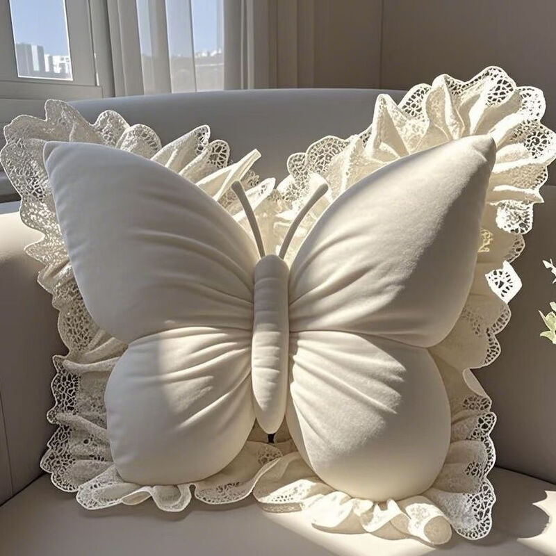 Butterfly Princess Pillow - Office, Living Room, Bedroom (with Bow). Sofa/Car Cushion, New Home Decor - V.I.P Digital Presence