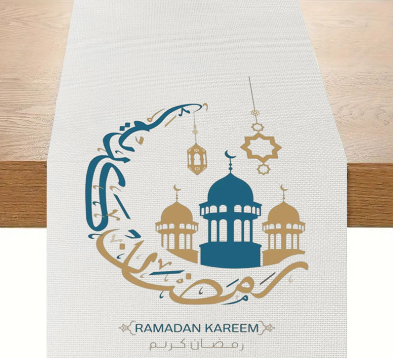 Printed Moon Castle House Tablecloth Home Decoration Party Festival Atmosphere Table Flag - V.I.P Digital Presence