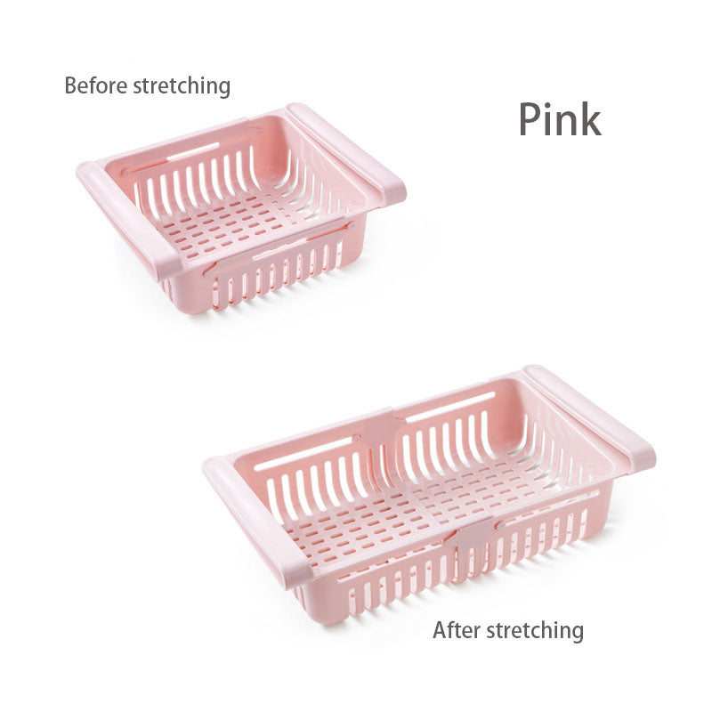 Retractable Refrigerator Divider Organizing Storage Rack Home Storage Rack Preservation Pull-Out Classification Box Refrigerator Partition Frame - V.I.P Digital Presence
