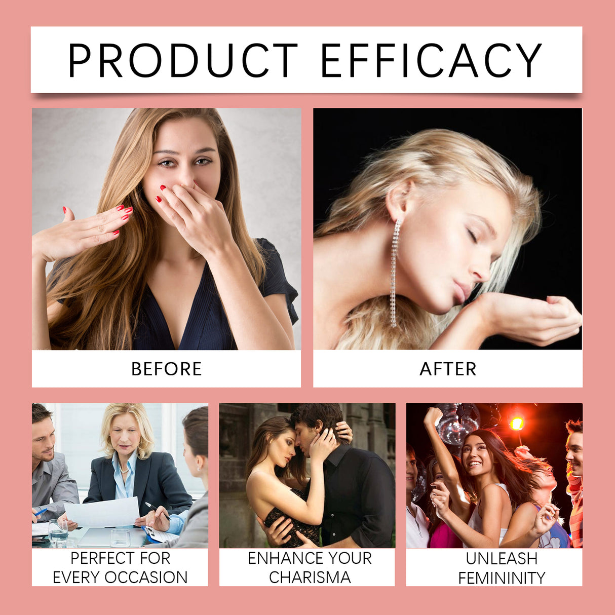 Eau De Parfum Travel Spray, Long-Lasting Light Fragrance Fresh Floral Rose Charm Jasmine Fragrance - V.I.P Digital Presence