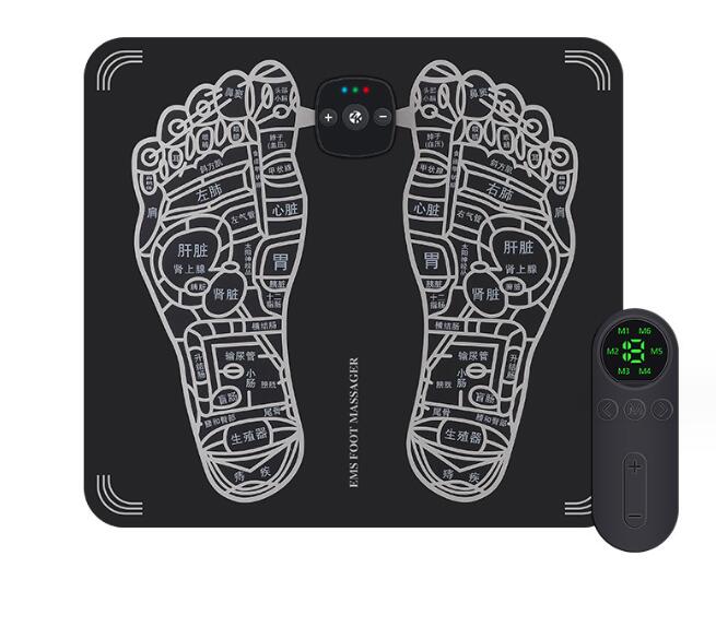 EMS Electric Foot Massager Mat Pulse Muscle Relax Health Care Feet Massageador Cushion Intelligent Remote Control Massage Salud - V.I.P Digital Presence