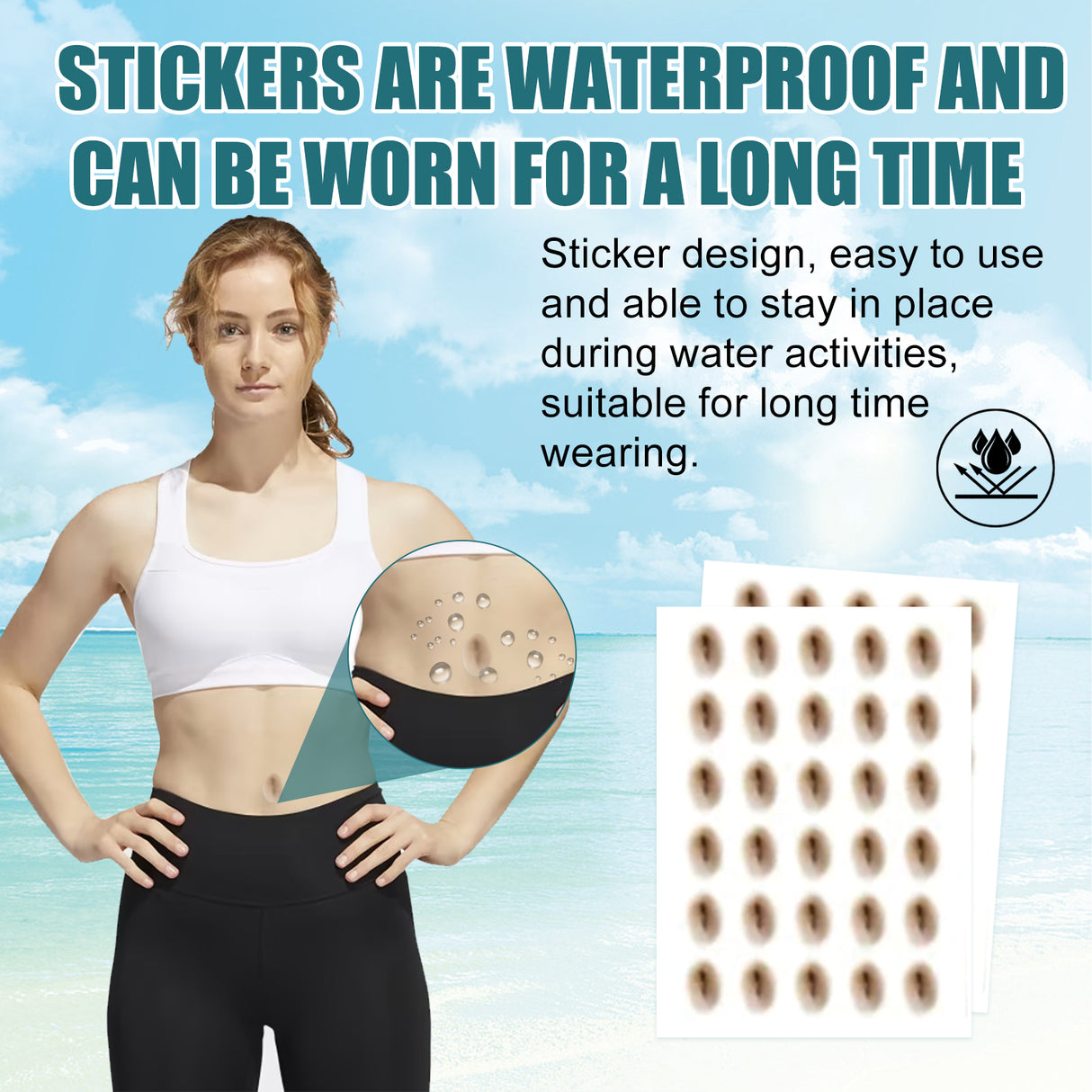 Shaped-up Belly Button Sticker, Height Beauty Body Emulates Waterproof Belly Button Sticker - V.I.P Digital Presence