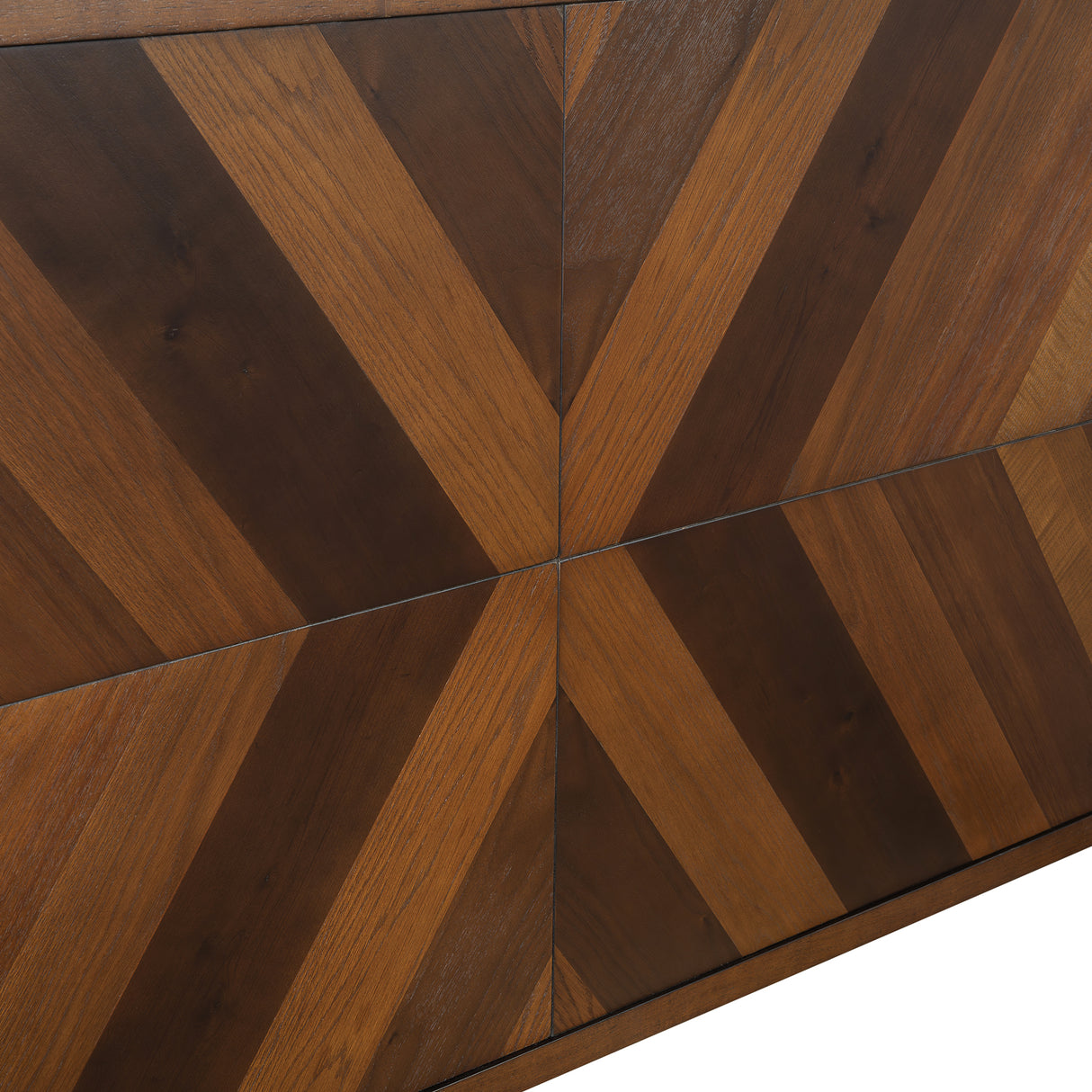 Mid-Century Modern Platform Bed Wood Slat Support with No Box Spring Needed,King Walnut - V.I.P Digital Presence