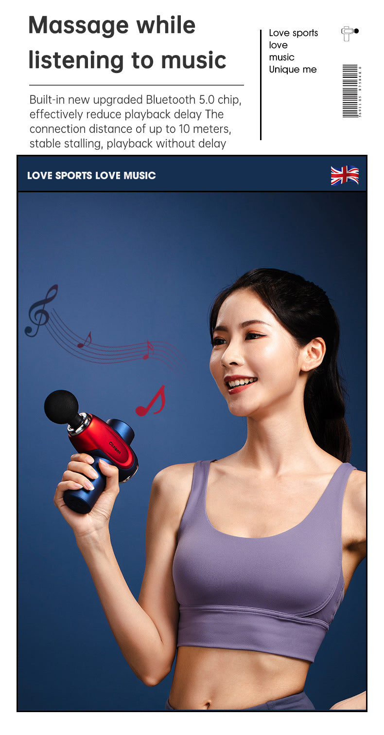 CP-F10 fascia gun muscle massager cervical muscle relaxer electric menstrual gun leg electric - V.I.P Digital Presence