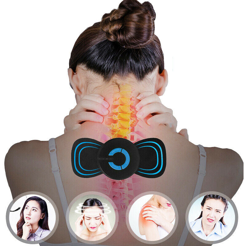 Mini Portable Electric Neck Massager Shoulder Back Physiotherapy Massager Vibration Sticker - V.I.P Digital Presence