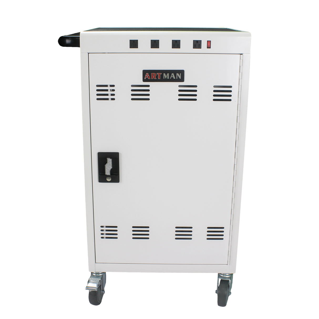 Mobile Charging Cart and Cabinet for Tablets Laptops 31+4-Device - V.I.P Digital Presence