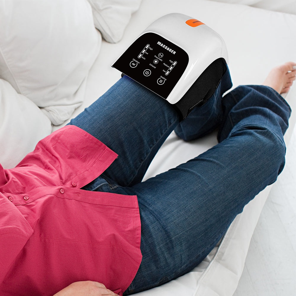 Heat protecting knee joint hot compress pain artifact old man warm old cold leg physical therapy massage instrument - V.I.P Digital Presence