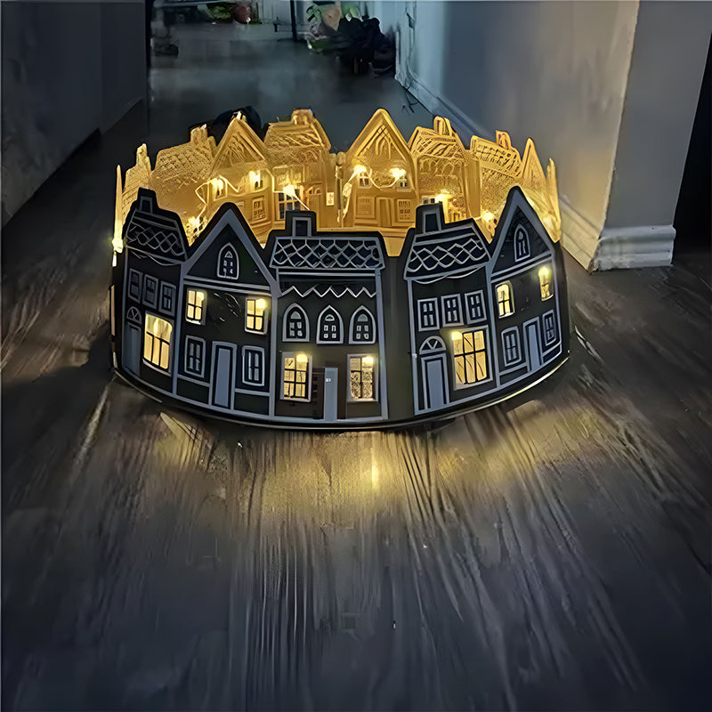 LED Gingerbread Christmas Tree Collar - V.I.P Digital Presence