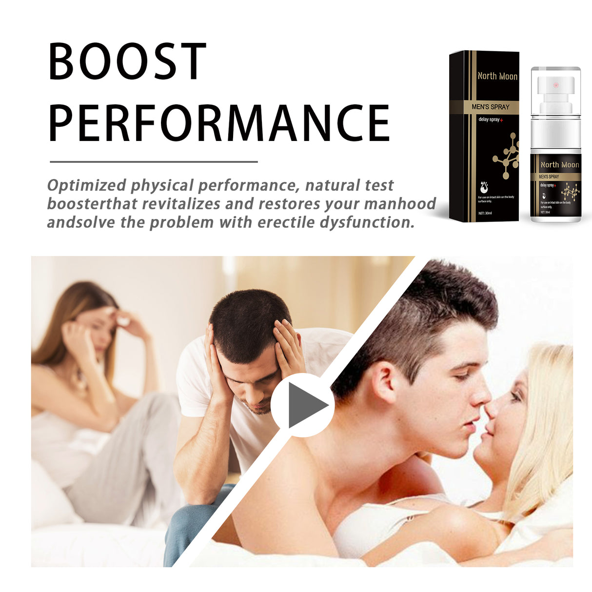 Men's Treatment Spray, Men's Body Care Treatment To Relieve Discomfort Treatment Spray - V.I.P Digital Presence