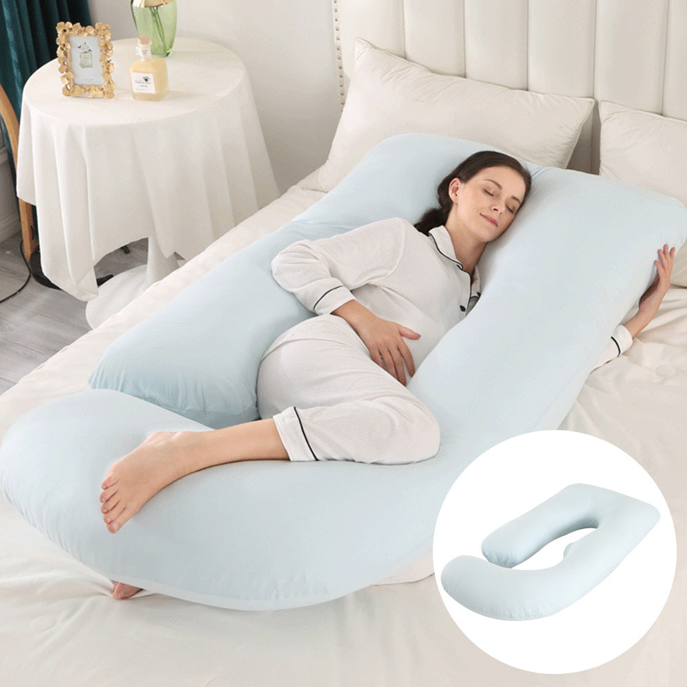 Pregnant women's pillow waist protection side sleeping slope pillow J-shaped pregnancy sleeping pillow - V.I.P Digital Presence