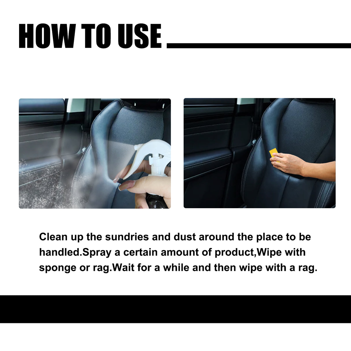 Car Interior Reconditioning Cleaner, Car Leather Cleaning Plastic Instrument Panel Decontamination Maintenance Agent - V.I.P Digital Presence