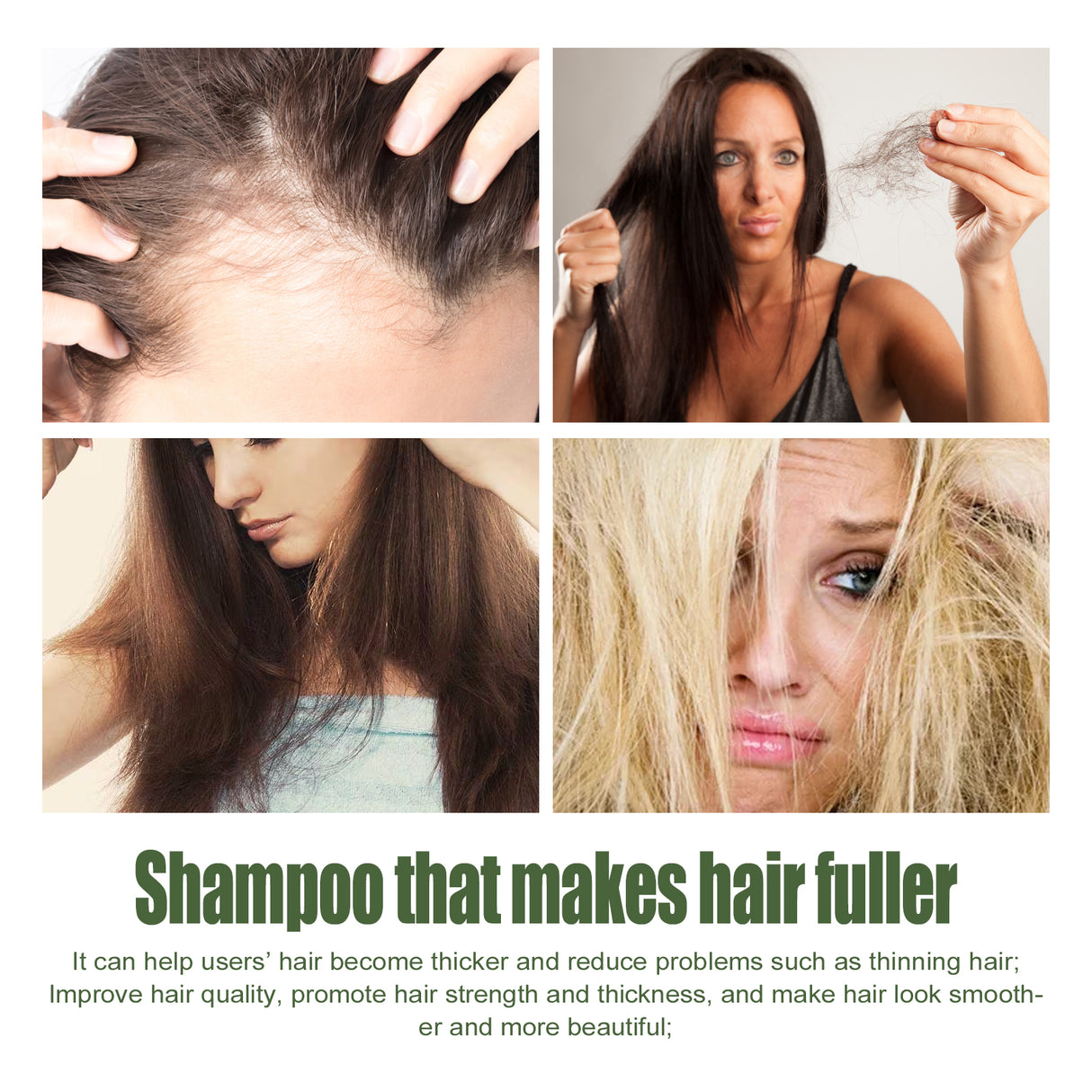 Rosemary Mint Pro Hair Care Shampoo, Scalp Massage Cleaning Care Repair Bifurcation Strong, Supple And Dense Hair - V.I.P Digital Presence