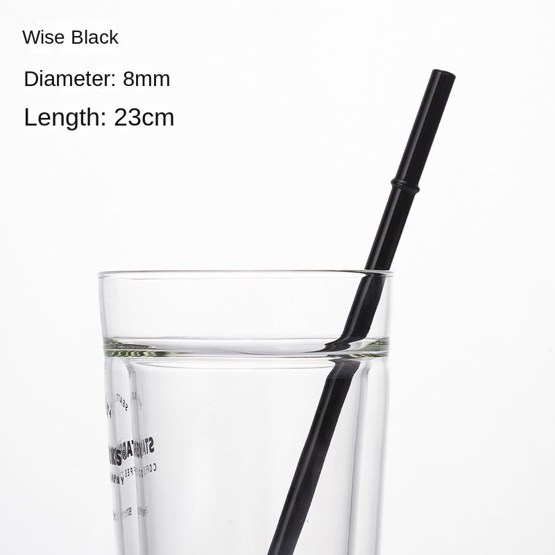 Eco-Friendly High Borosilicate Glass Straw Durable Heat-Resistant Starbucks Kids Straw 27cm Customized - V.I.P Digital Presence